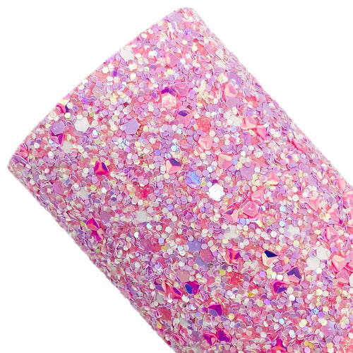 PRINCESS DIAMONDS - Chunky glitter fabric