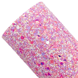 PRINCESS DIAMONDS - Chunky glitter fabric