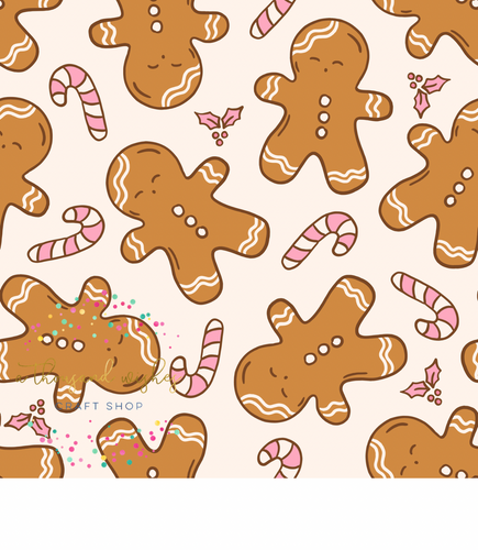 ***PRE-ORDER*** PINK GINGERBREAD MEN - Christmas Collection 2023