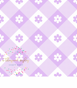 **PRE-ORDER*** EASTER GINGHAM (PURPLE) - Easter Collection 2023