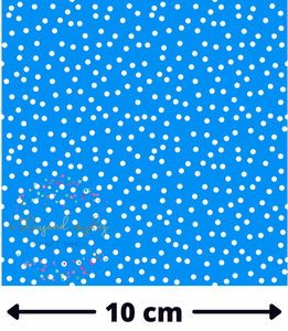 BLUE CONFETTI DOTS - Mini Scale