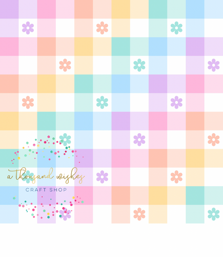 **PRE-ORDER*** PASTEL EASTER GINGHAM - Easter Collection 2023