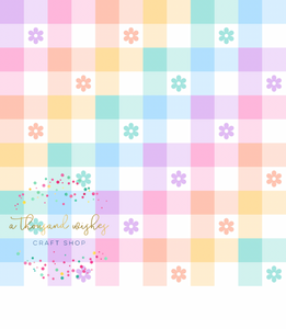 **PRE-ORDER*** PASTEL EASTER GINGHAM - Easter Collection 2023