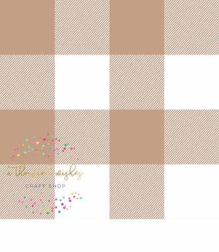 ***PRE-ORDER*** LATTE GINGHAM - Autumn Collection 2023