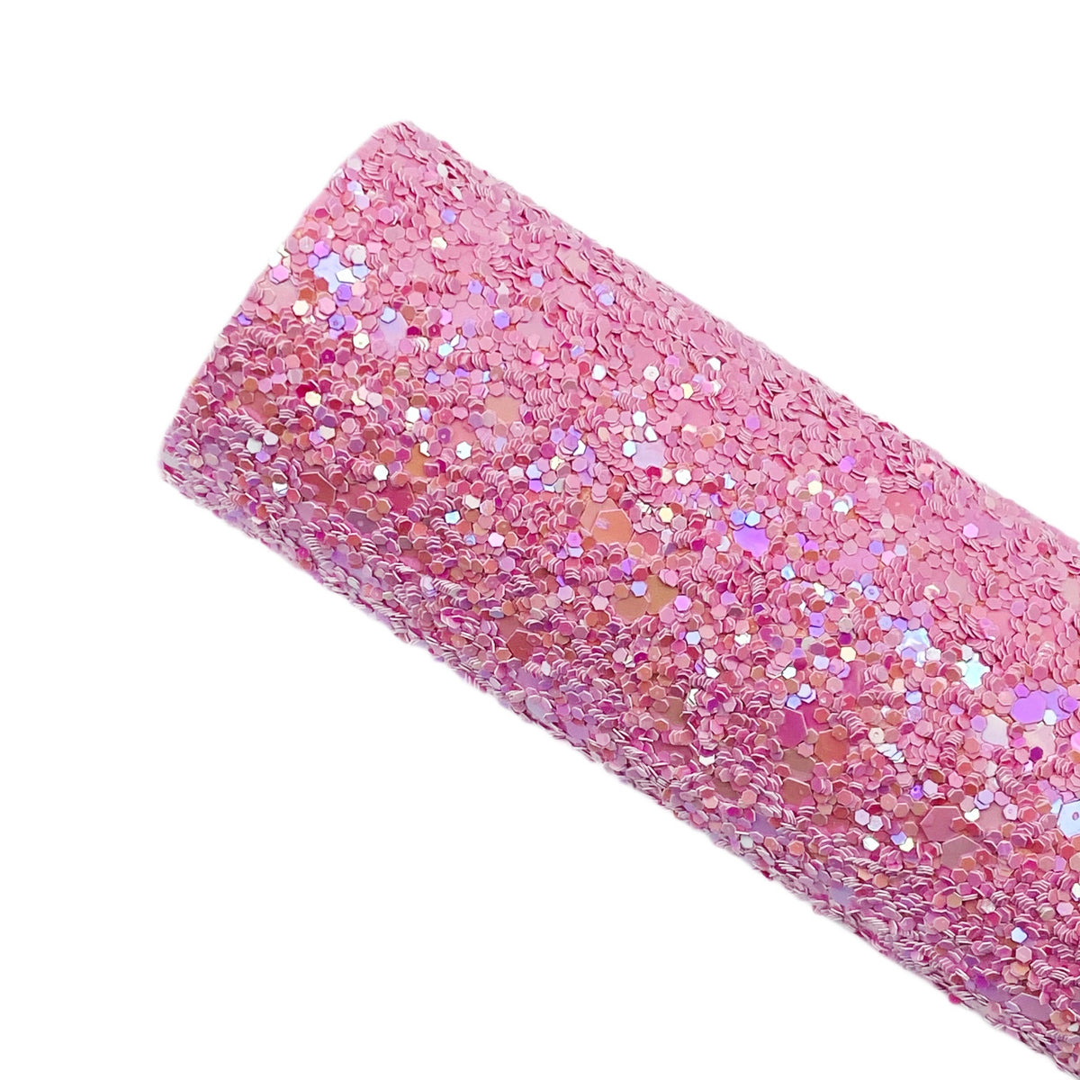 Carnation Pink Sparkling Chunky Glitter Sheet