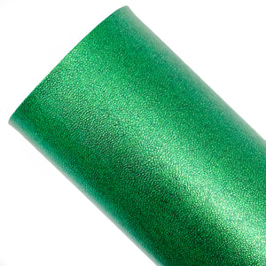 METALLIC GREEN - Faux Leather
