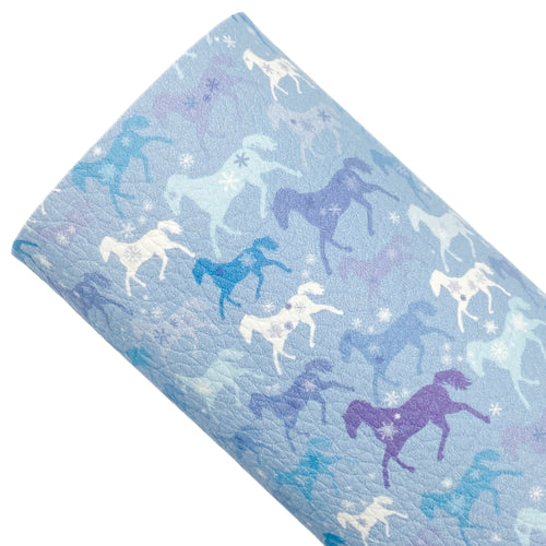 ENCHANTED HORSES (A4 sheet) - READY TO SHIP Custom Printed Leather