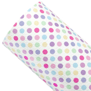 EASTER POLKA DOTS (Small Roll) - Faux Leather Pre-order 2nd ~ 15th December