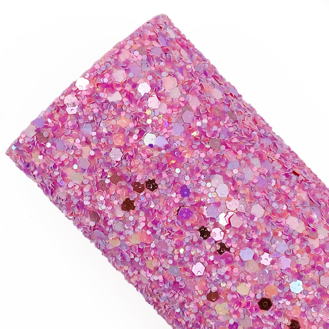 SPRING BLING - Chunky glitter fabric