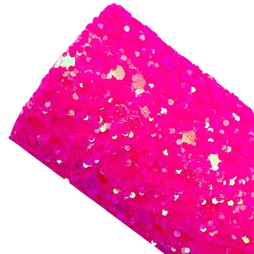 HOT PINK IRIDESCENT SPARKLE - Chunky Glitter