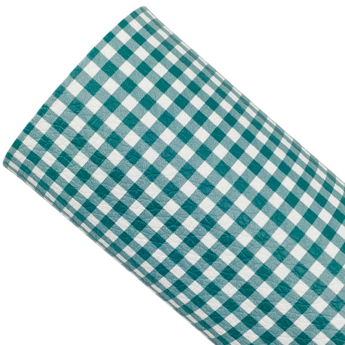 CHRISSIE GINGHAM (A4 sheet) - READY TO SHIP Custom Printed Leather