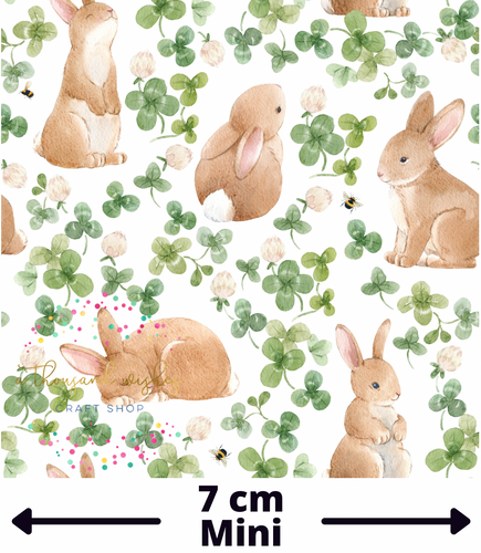 CLOVER BUNNIES (Mini Scale) - Fabric Pre-order 2nd ~ 15th December