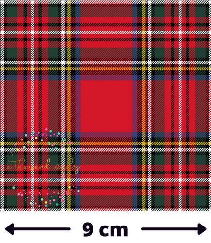 ROYAL STEWART TARTAN - French Terry Fabric