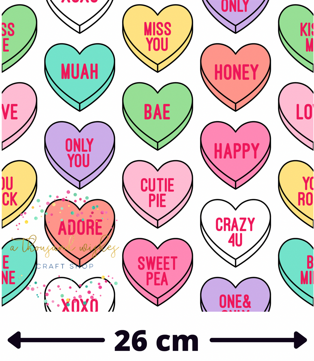 CANDY HEARTS - Regular Scale