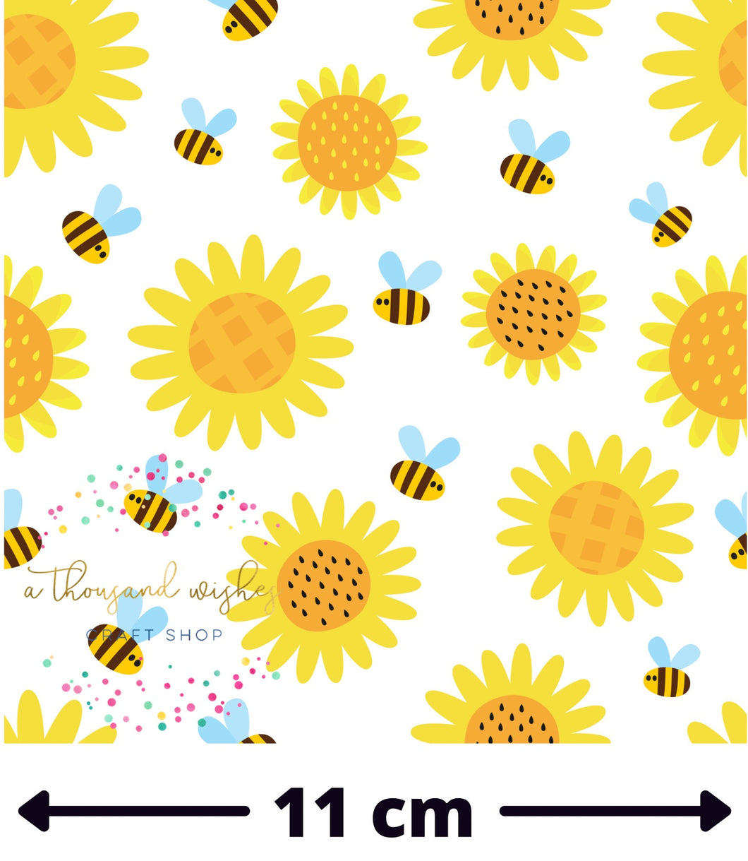 SUNFLOWERS & BEES - Mini Scale