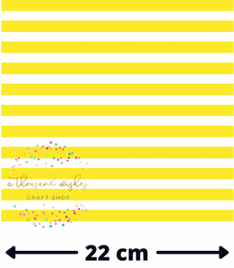 YELLOW CANDY STRIPES - Regular Scale