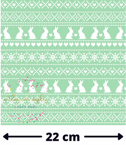 ***PRE-ORDER*** BUNNY FAIR ISLE (MINT) - Regular Scale