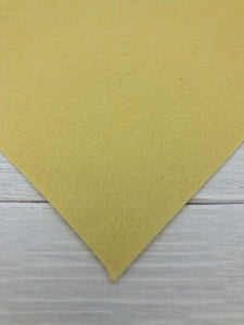 #74 BARELY YELLOW - 100% Merino Wool Felt