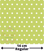 [CATE & RAINN] LUCKY LIME GREEN POLKA DOT - St. Patrick's Day Collection
