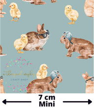 [CATE & RAINN] COOL BUNNIES & CHICKS BLUE - Bunnies Collection