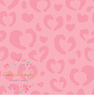 [CATE & RAINN] LEOPARD HEARTS PINK - Valentine's Collection