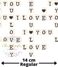 [CATE & RAINN] LOVE BLACK TILES - Valentine's Collection