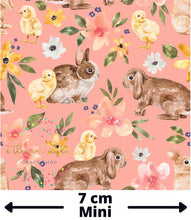 [CATE & RAINN] FLORAL BUNNIES & CHICKS PINK - Bunnies Collection