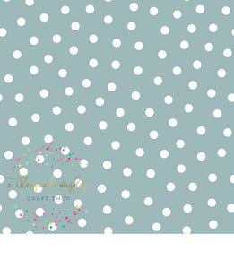 [CATE & RAINN] EASTER BLUE & WHITE DOTS - Bunnies Collection