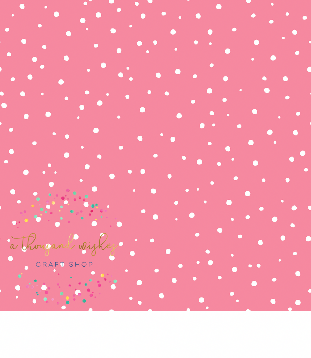 [CATE & RAINN] PINK SPECKLED - Avaleigh Bright Floral Collection