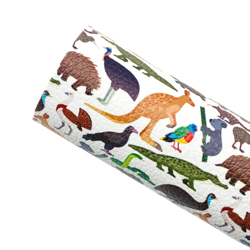 ANIMAL ENCOUNTERS - Custom Printed Leather