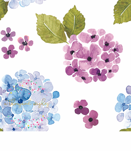 [CATE & RAINN] HYDRANGEA BLUE & PURPLE - Summer Garden Collection