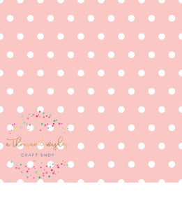 [CATE & RAINN] LUCKY PINK POLKA DOT - St. Patrick's Day Collection
