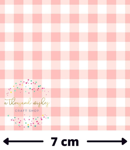 [CATE & RAINN] PINK GINGHAM - Mini Scale