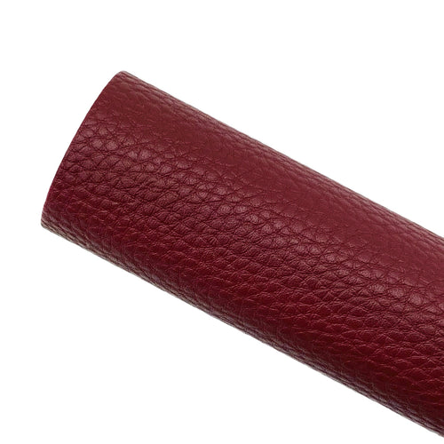 BURGUNDY - Litchi Leather