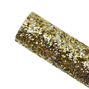 Gold Chunky Glitter Ribbon