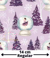 [CATE & RAINN] SUGAR PLUM SNOW GLOBE LIGHT PURPLE - Sugar Plum Christmas Collection