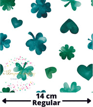 [CATE & RAINN] SHAMROCKS & HEARTS WHITE - St. Patrick's Day Collection