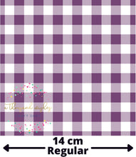 [CATE & RAINN] PURPLE GINGHAM - Summer Garden Collection