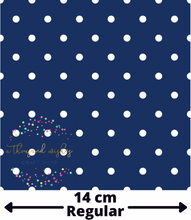 [CATE & RAINN] BLUE POLKA DOT - Avaleigh Bright Floral Collection