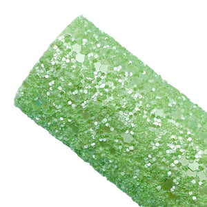 LIGHT GREEN PEARLY MATTE - Chunky Glitter
