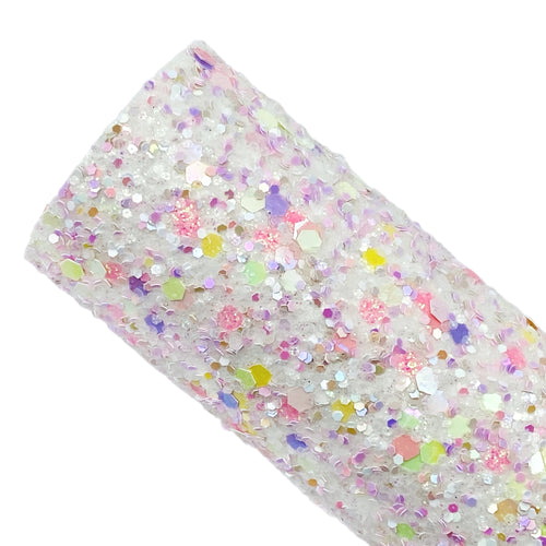 SPRING CONFETTI - Chunky glitter fabric