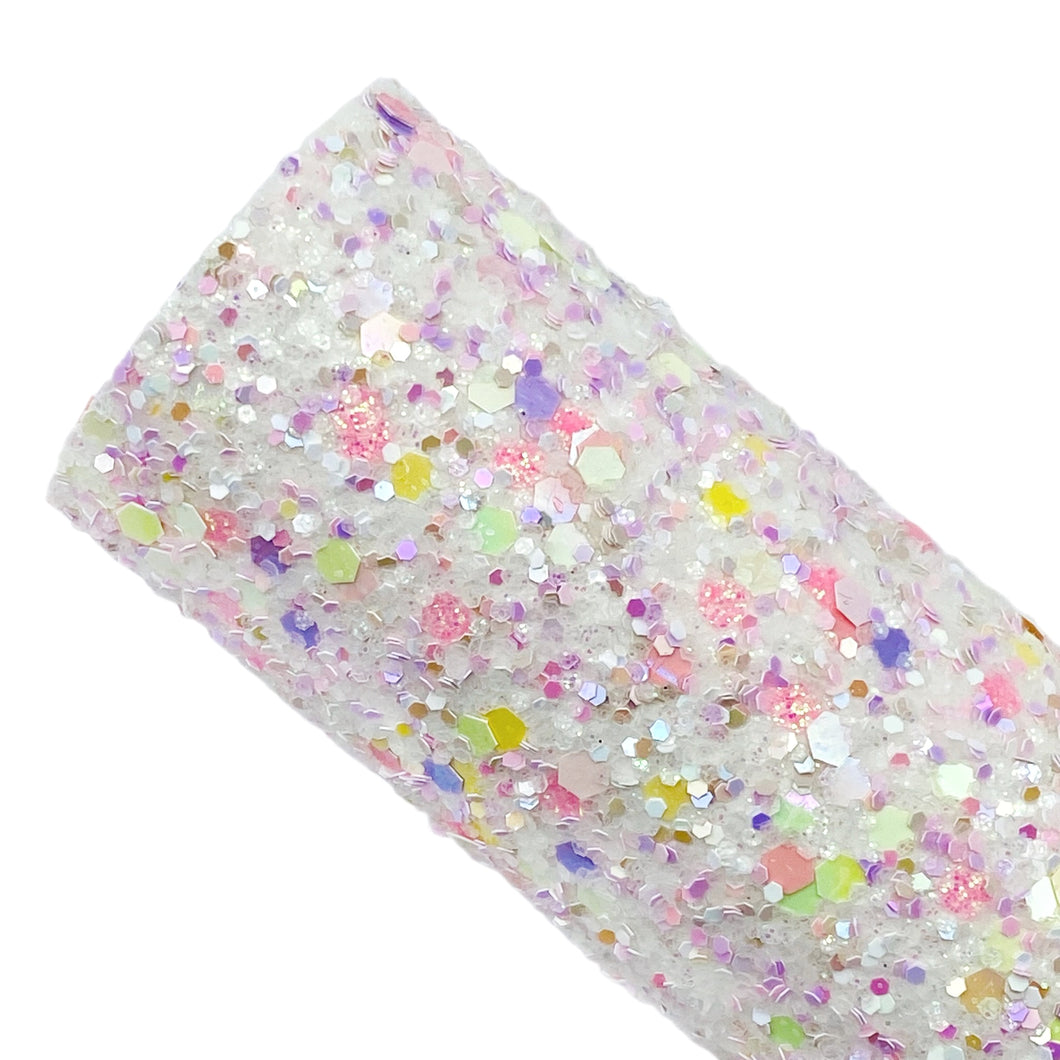 SPRING CONFETTI - Chunky glitter fabric