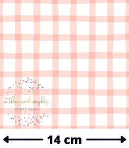 [CATE & RAINN] PINK BUFFALO PLAID - Regular Scale