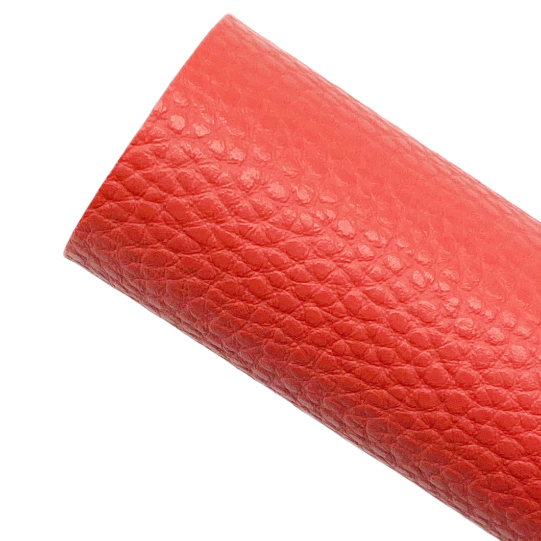 CORAL - Litchi Leather