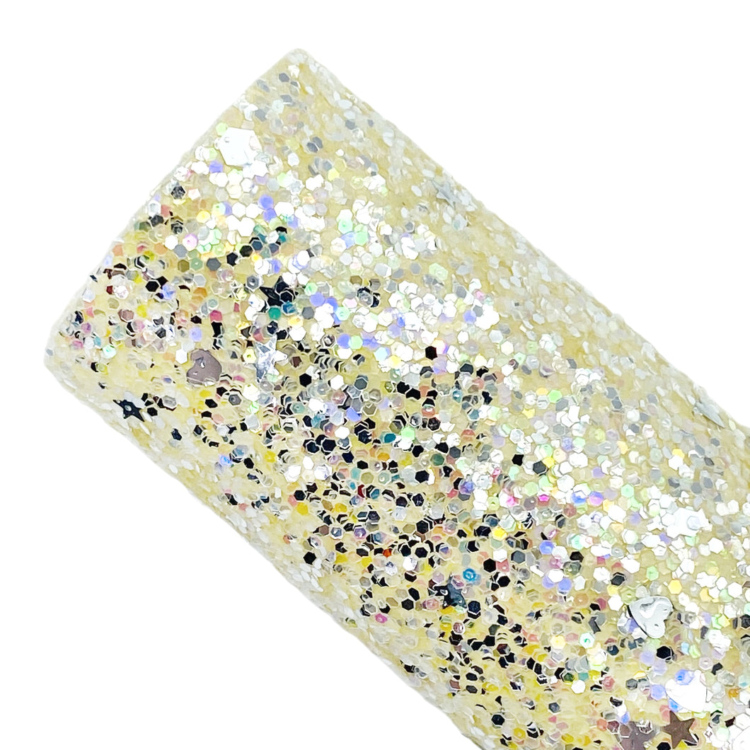 CREAM DIAMOND DAZZLE - Chunky glitter