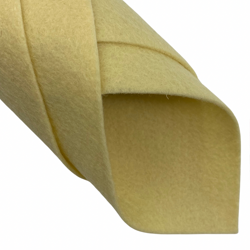 #74 BARELY YELLOW - 100% Merino Wool Felt