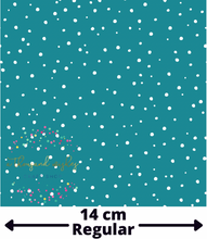 [CATE & RAINN] TEAL SPECKLED - Avaleigh Bright Floral Collection