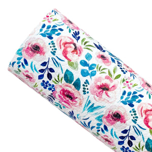 AVALEIGH BRIGHT FLORAL - Custom Printed Leather