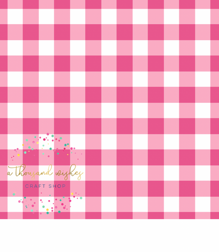 [CATE & RAINN] PINK GINGHAM - Summer Garden Collection
