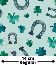 [CATE & RAINN] HORSESHOE MINT BLUE - St. Patrick's Day Collection